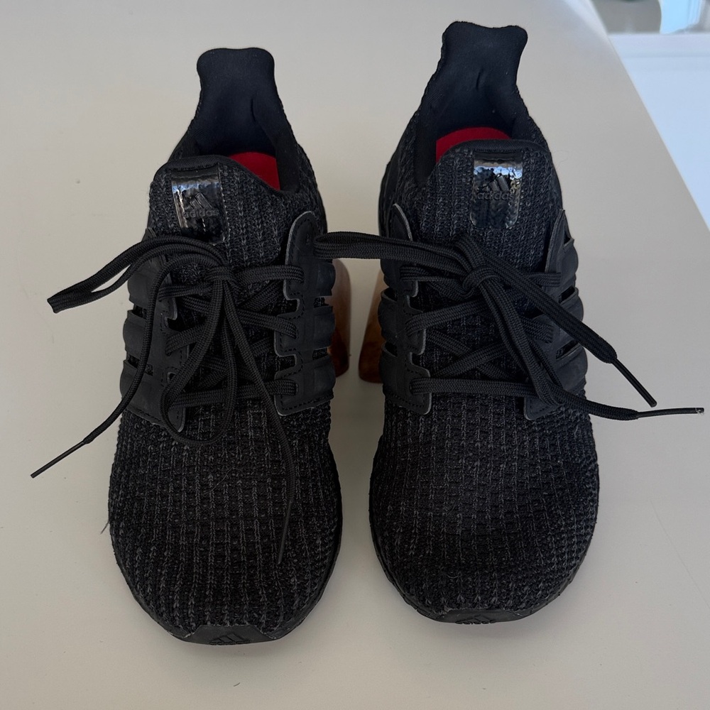 Triple Black Adidas UltraBoost Knit Sneakers